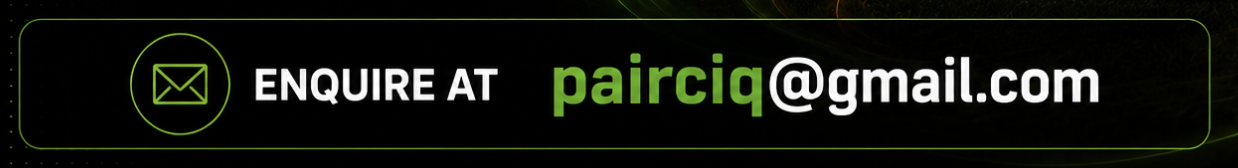 Enquire at pairciq@gmail.com